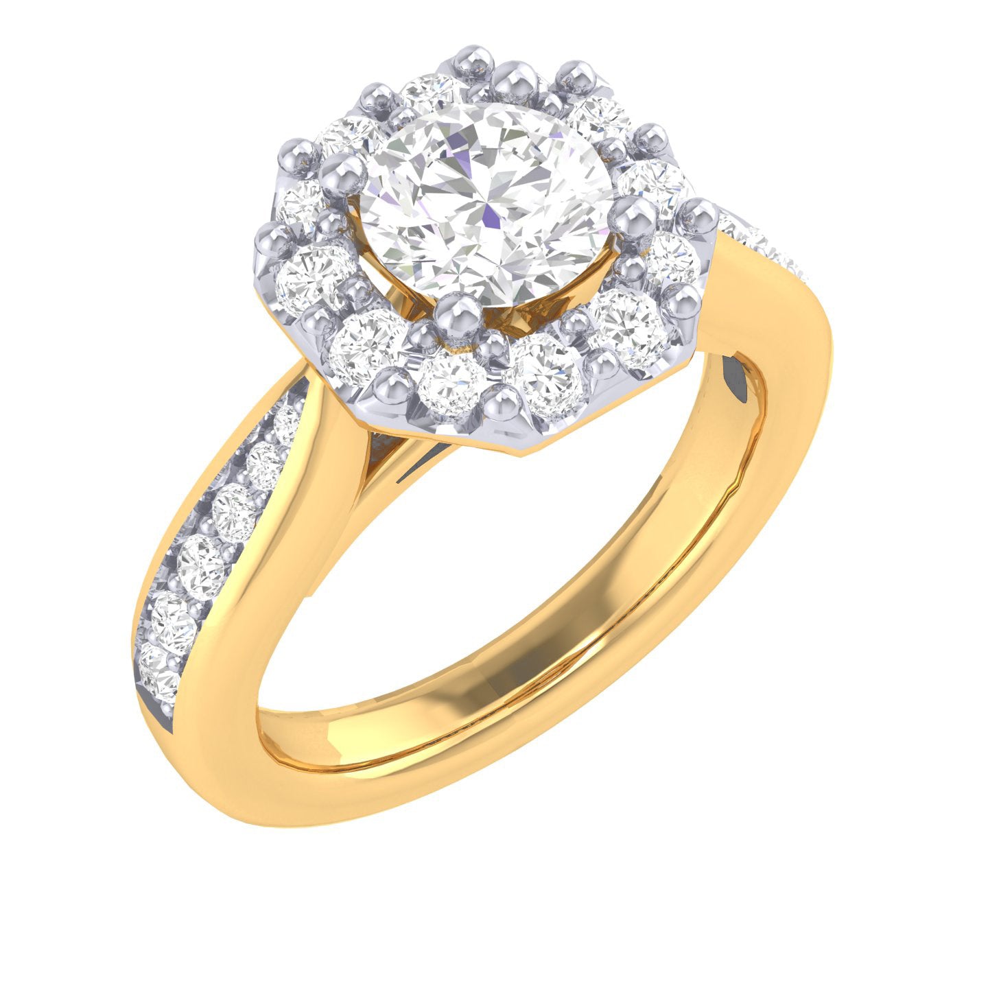 Yellow Gold Plated Sterling Silver Ring
