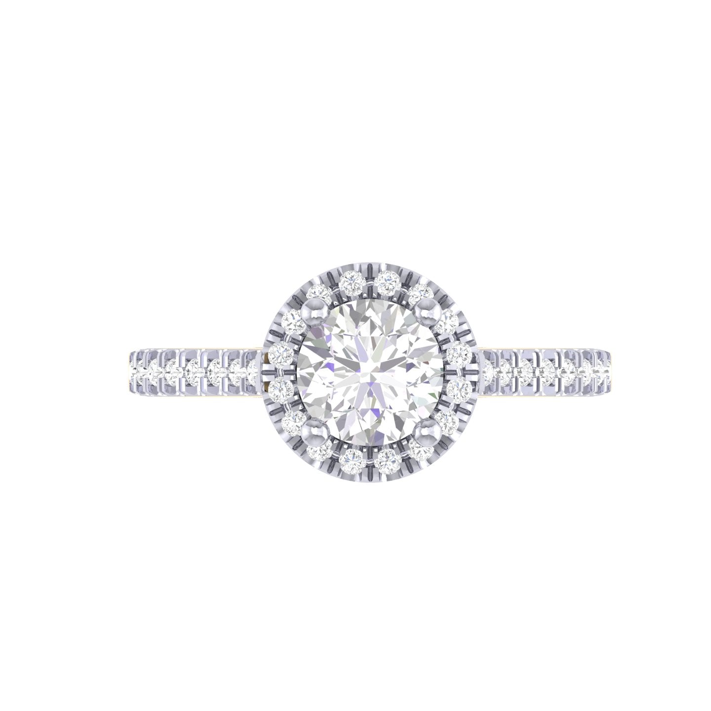 Yellow Gold Plated Sterling Silver Ring