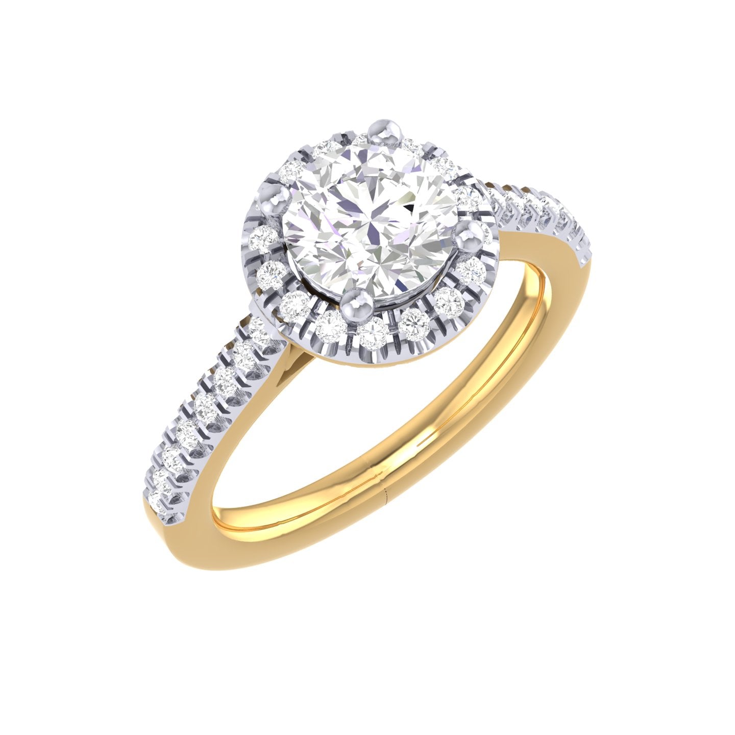 Yellow Gold Plated Sterling Silver Ring