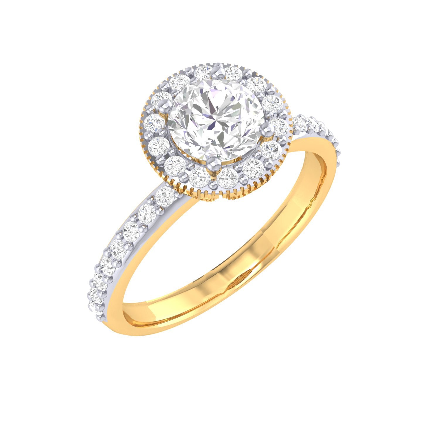 Yellow Gold Plated Sterling Silver Ring