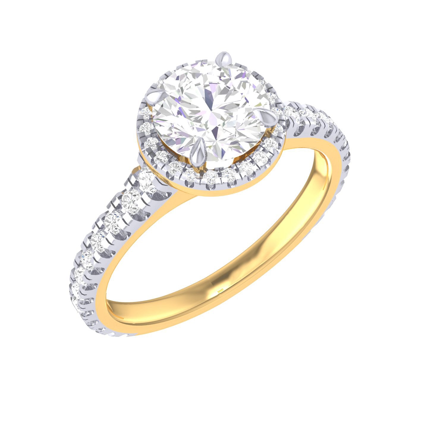 Yellow Gold Plated Sterling Silver Ring