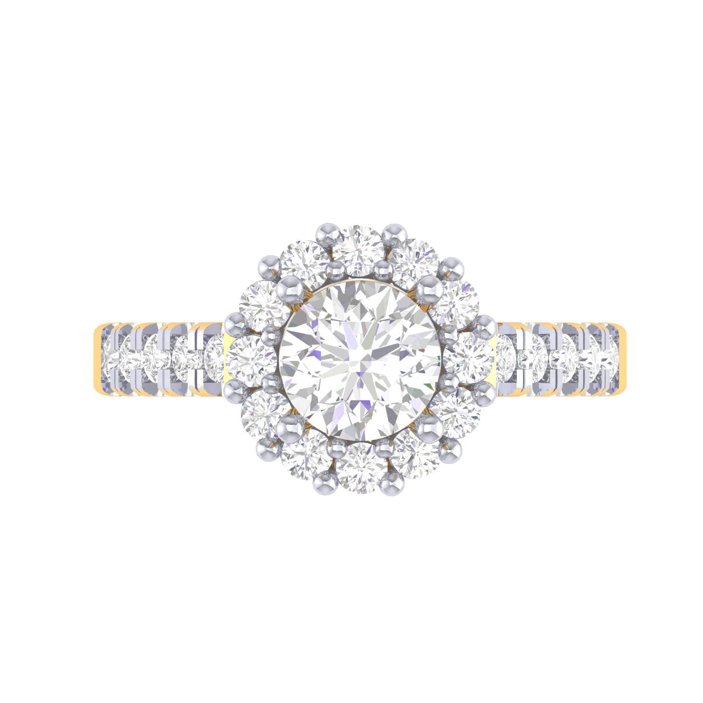 Yellow Gold Plated Sterling Silver Ring