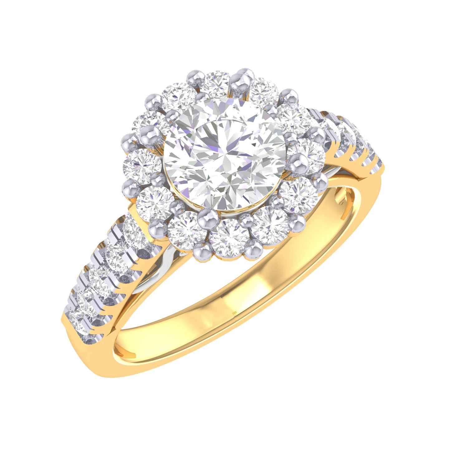 Yellow Gold Plated Sterling Silver Ring