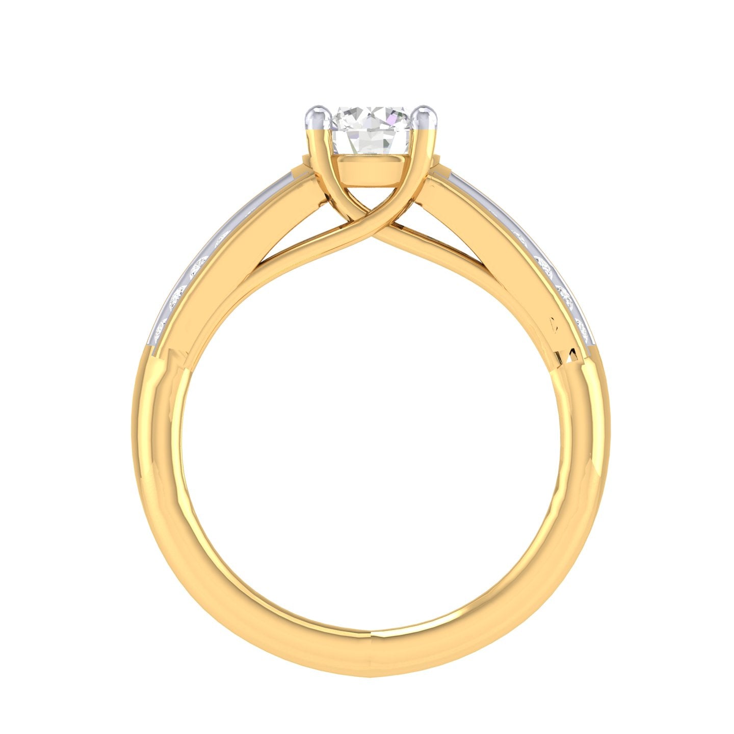 Yellow Gold Plated Sterling Silver Ring