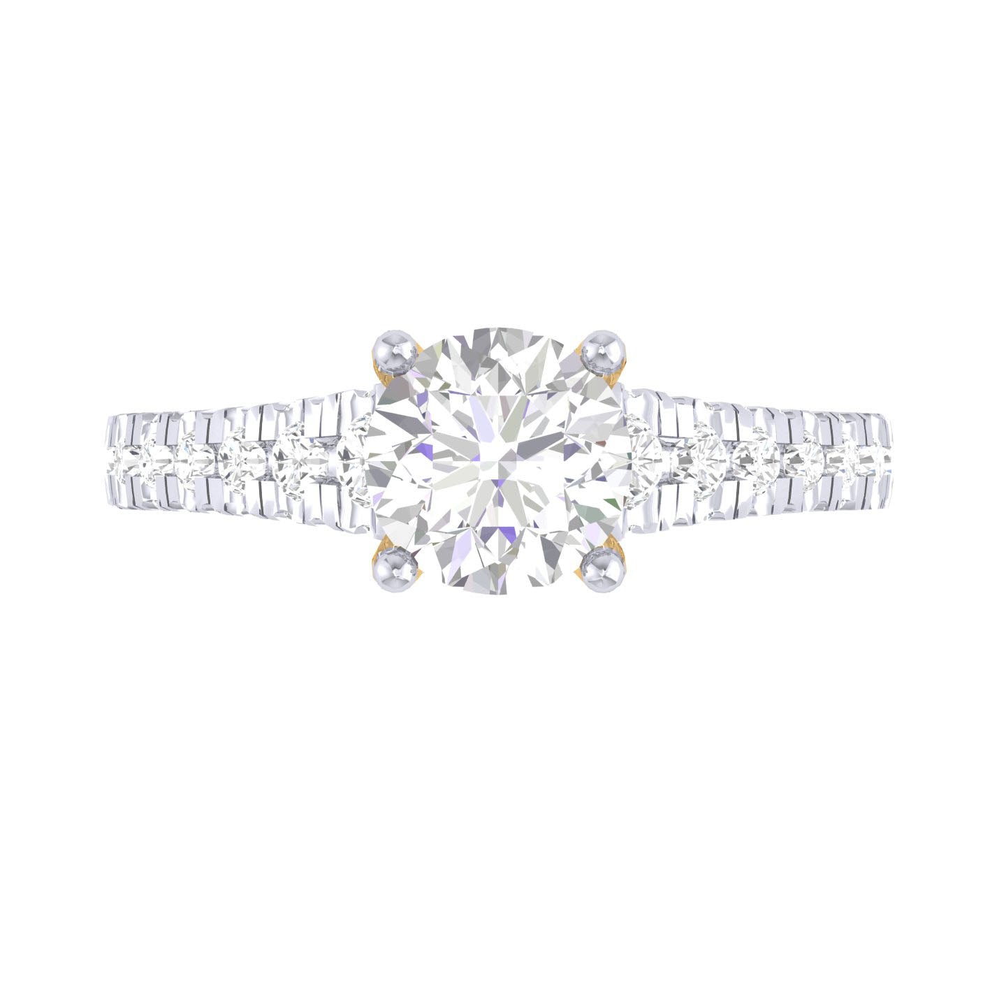 Yellow Gold Plated Sterling Silver Ring