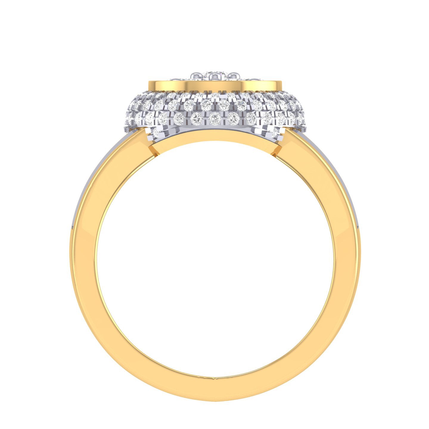 Yellow Gold Plated Sterling Silver Ring