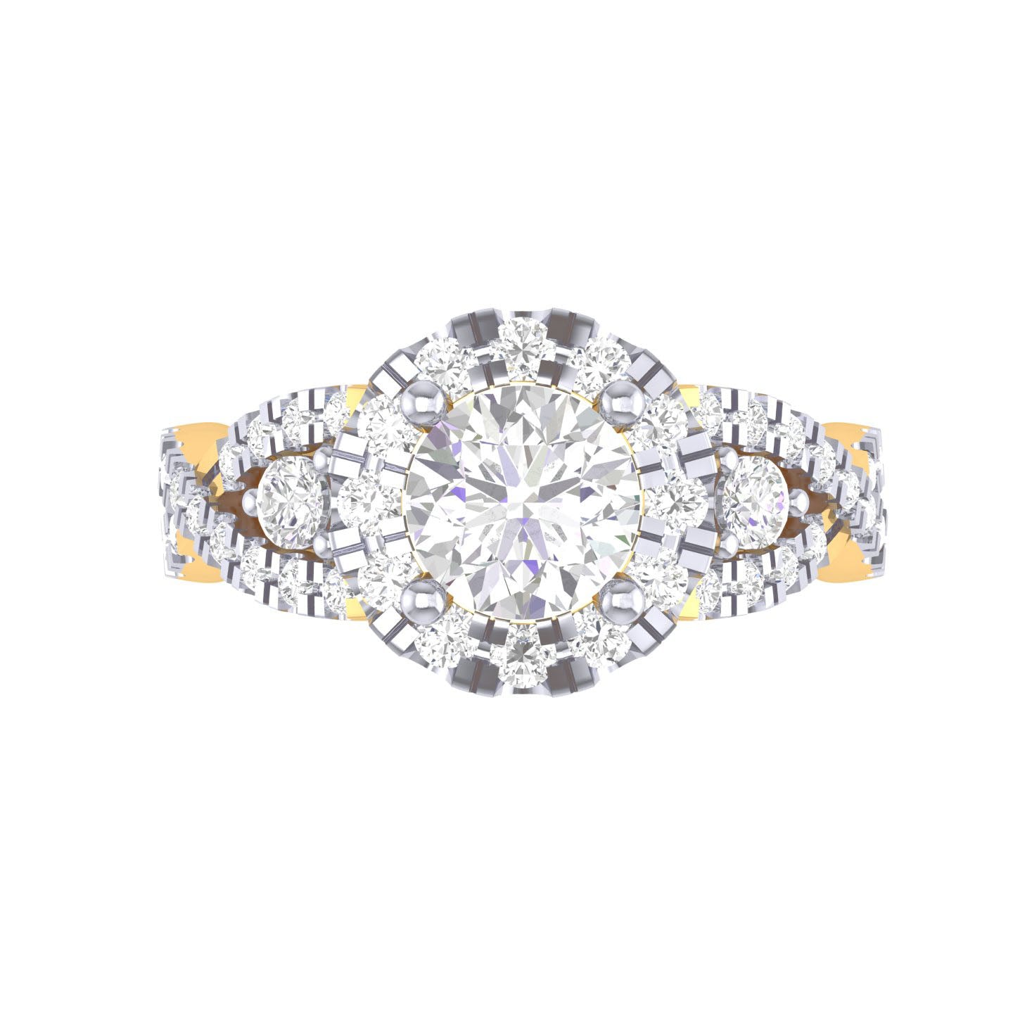 Yellow Gold Plated Sterling Silver Ring