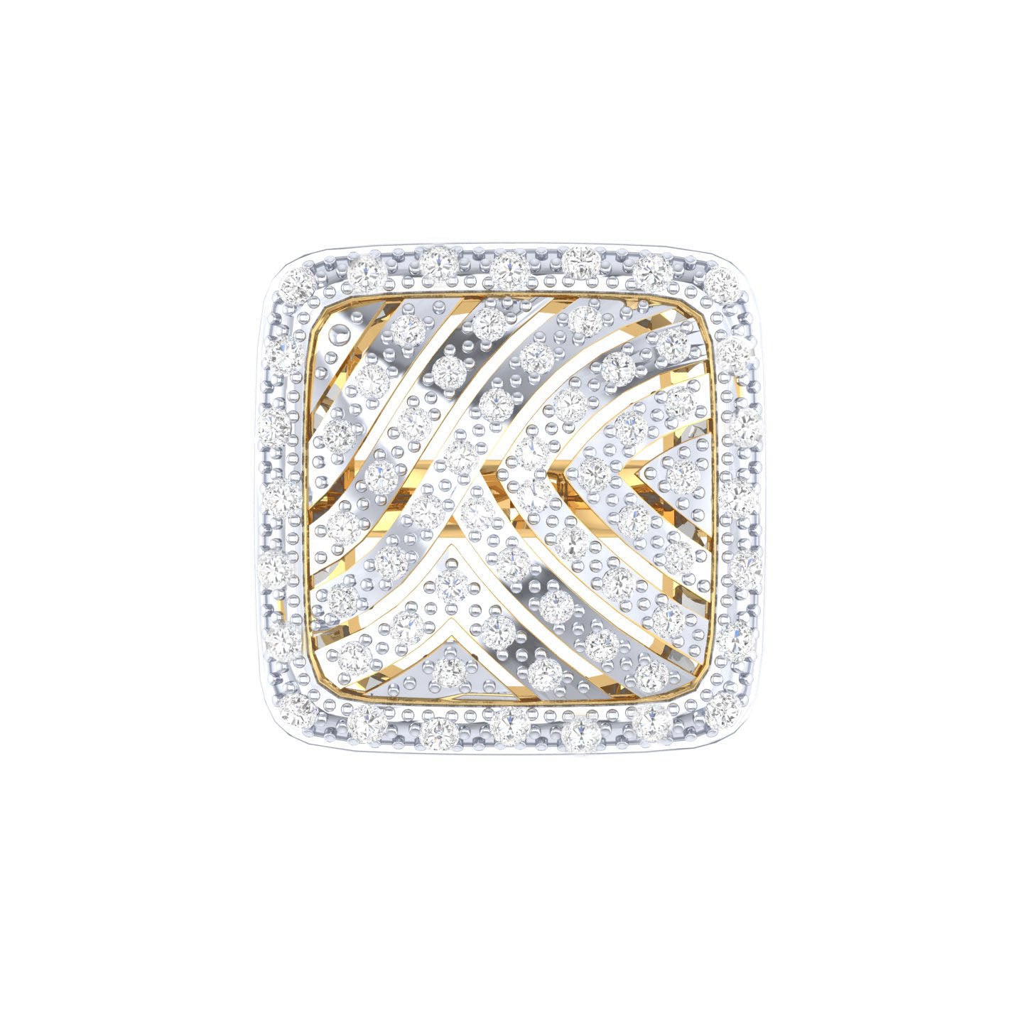 Yellow Gold Plated Sterling Silver Ring