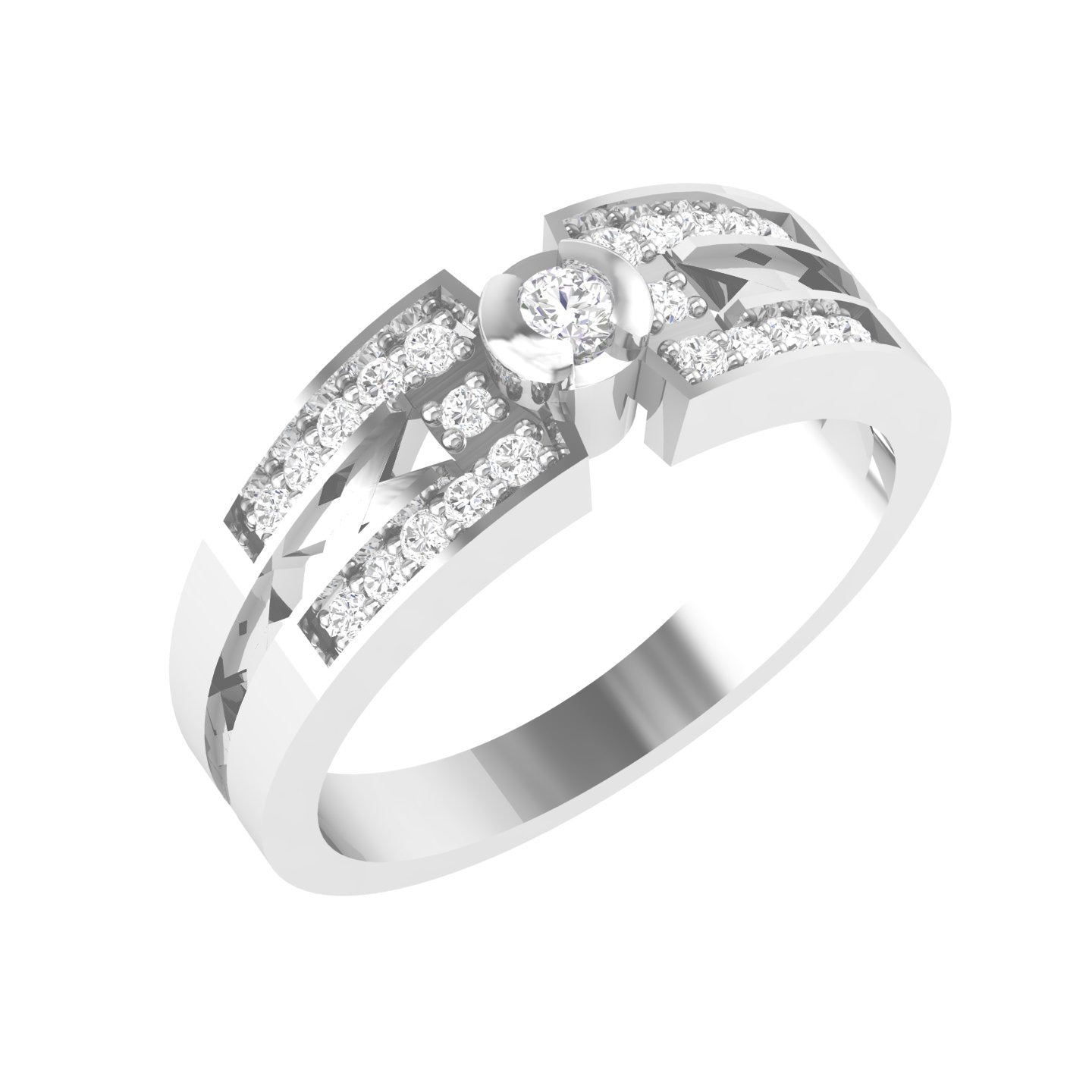 White Gold Ring