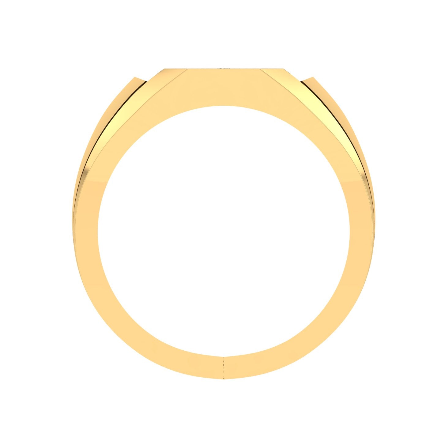 Yellow Gold Plated Sterling Silver Ring