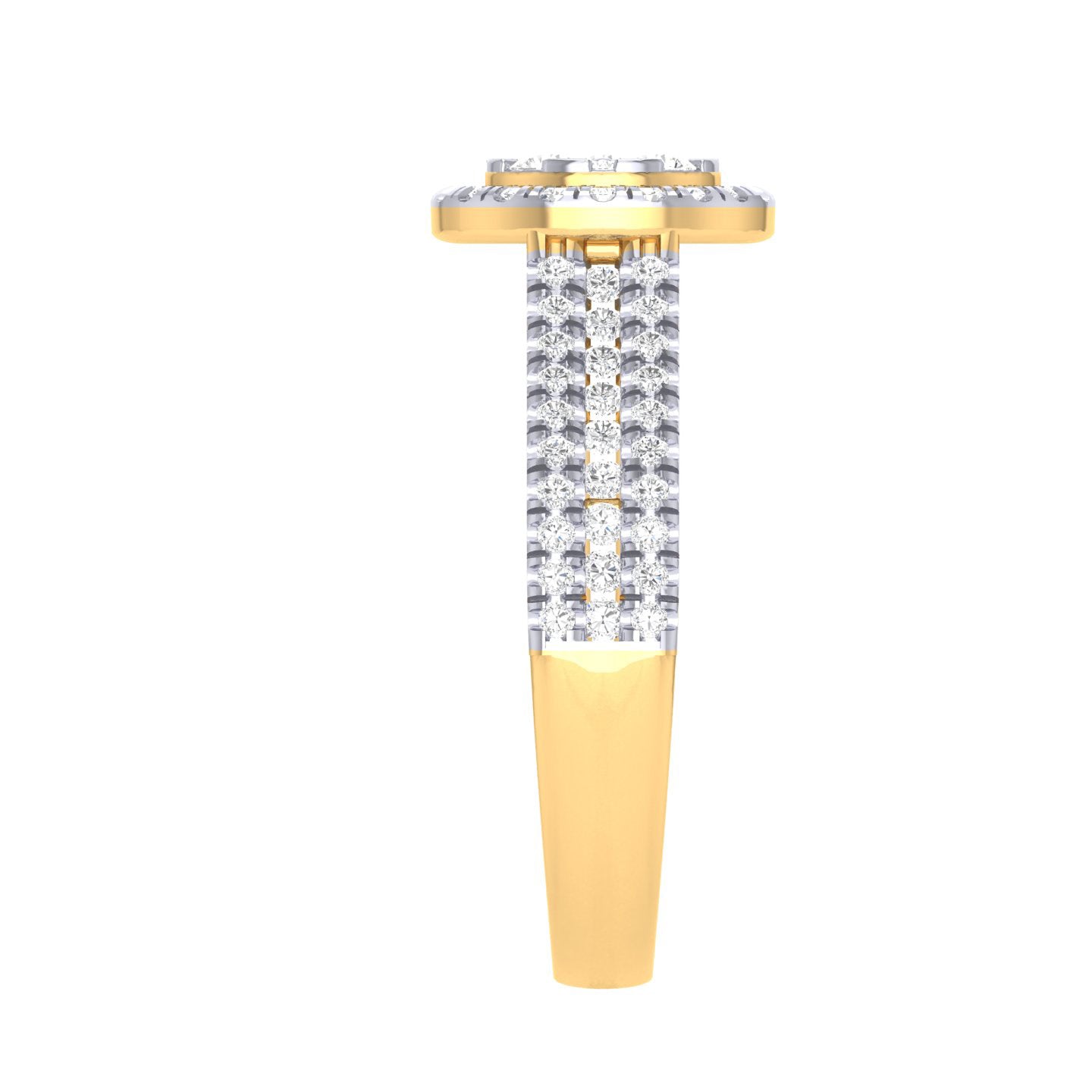 Yellow Gold Plated Sterling Silver Ring