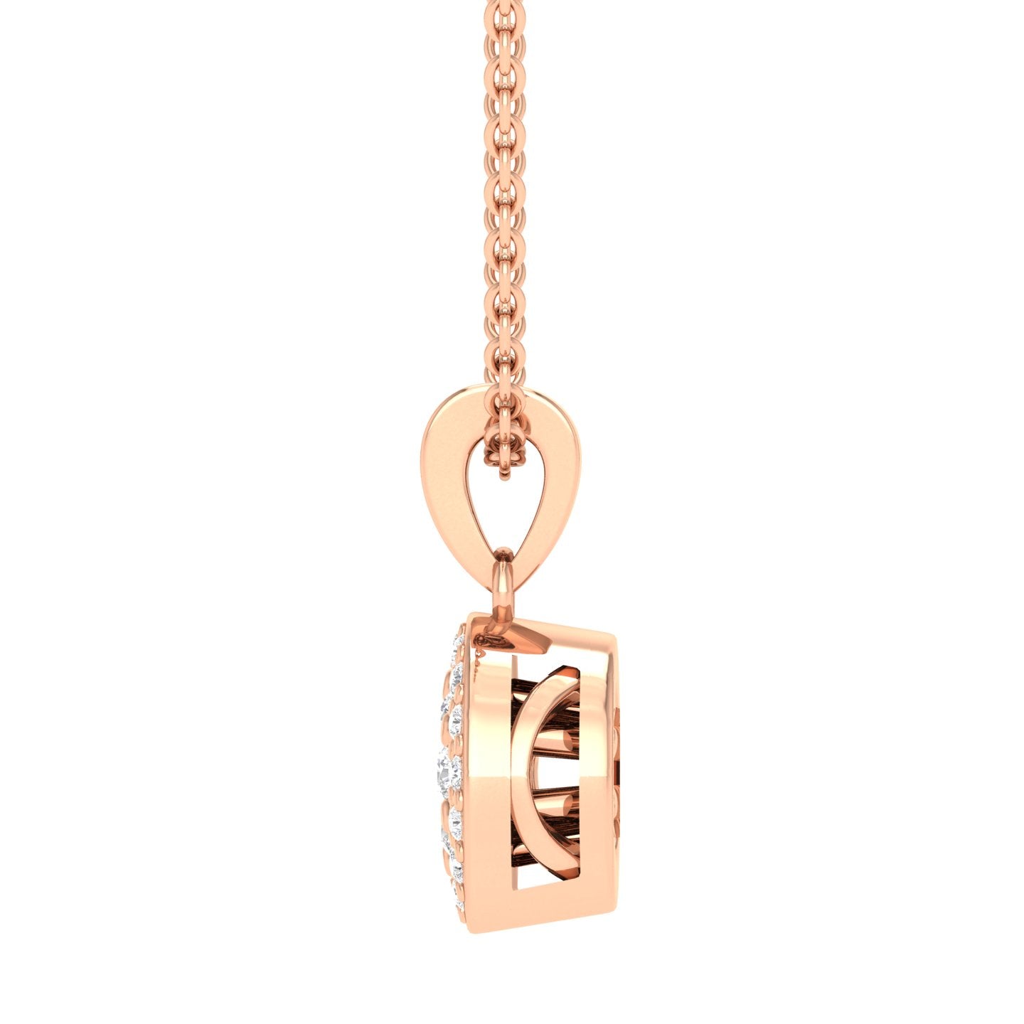Rose Gold Plated Sterling Silver Pendant