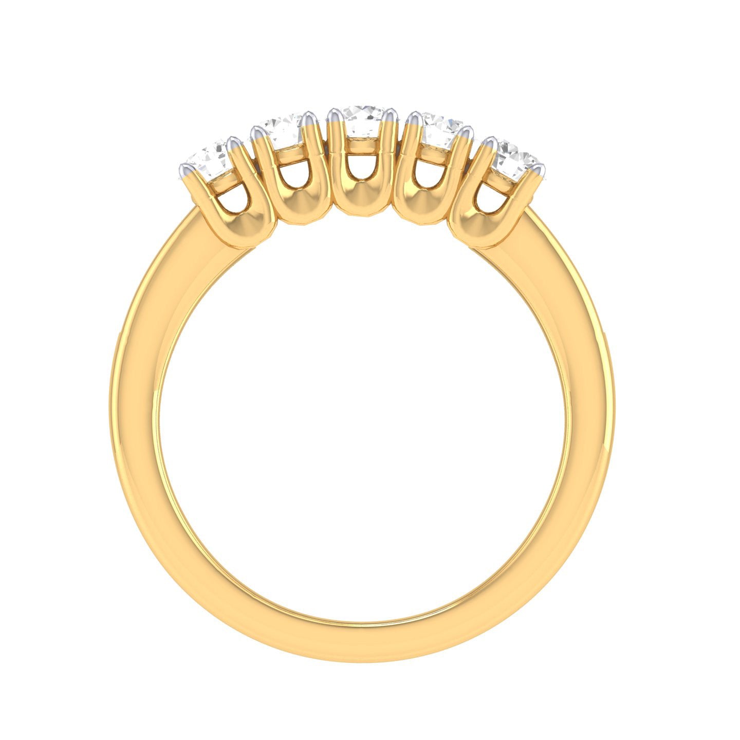 Yellow Gold Plated Sterling Silver Ring