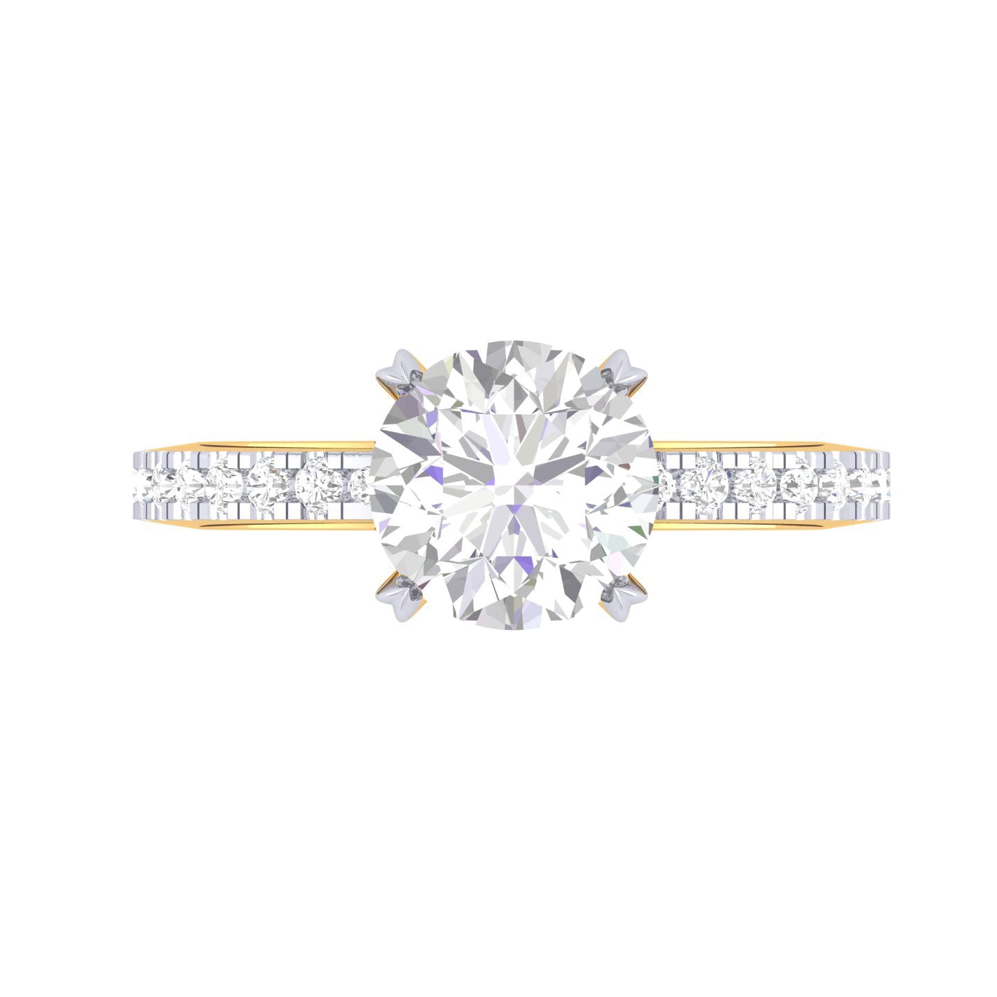 Yellow Gold Plated Sterling Silver Ring