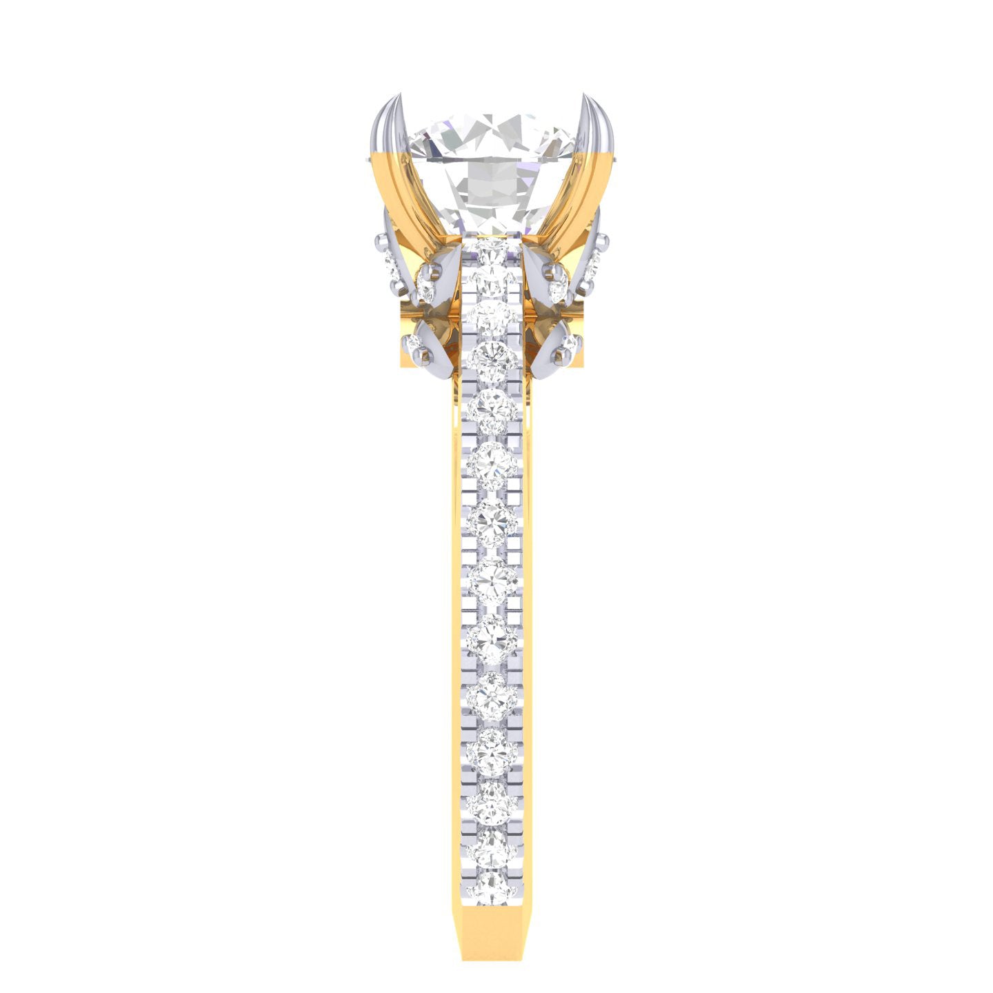 Yellow Gold Plated Sterling Silver Ring