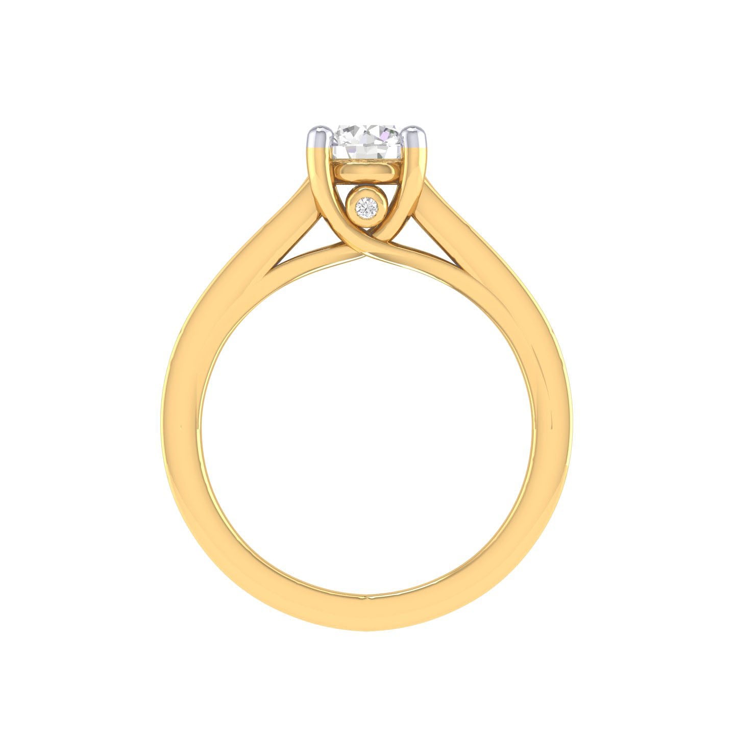 Yellow Gold Plated Sterling Silver Ring