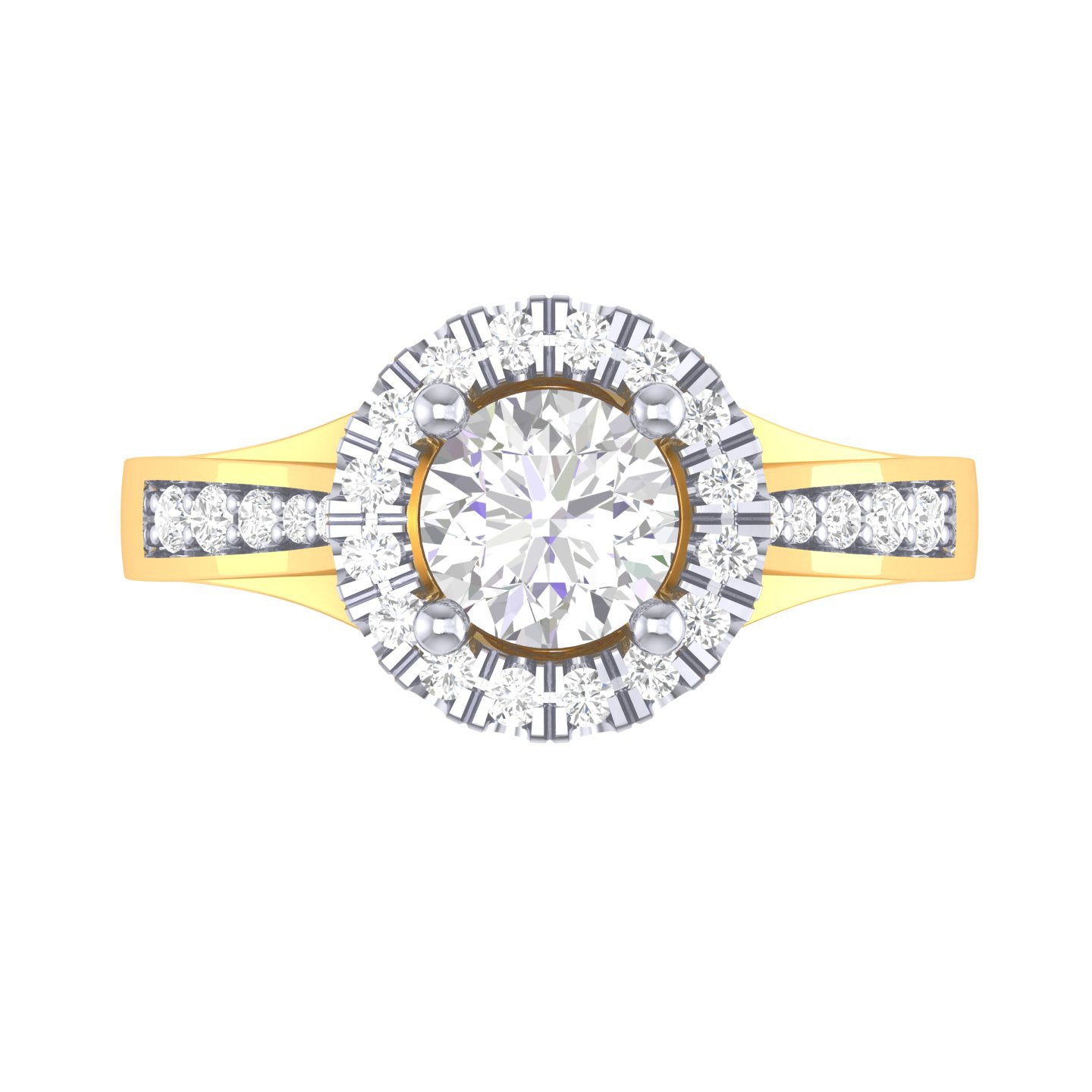 Yellow Gold Plated Sterling Silver Ring