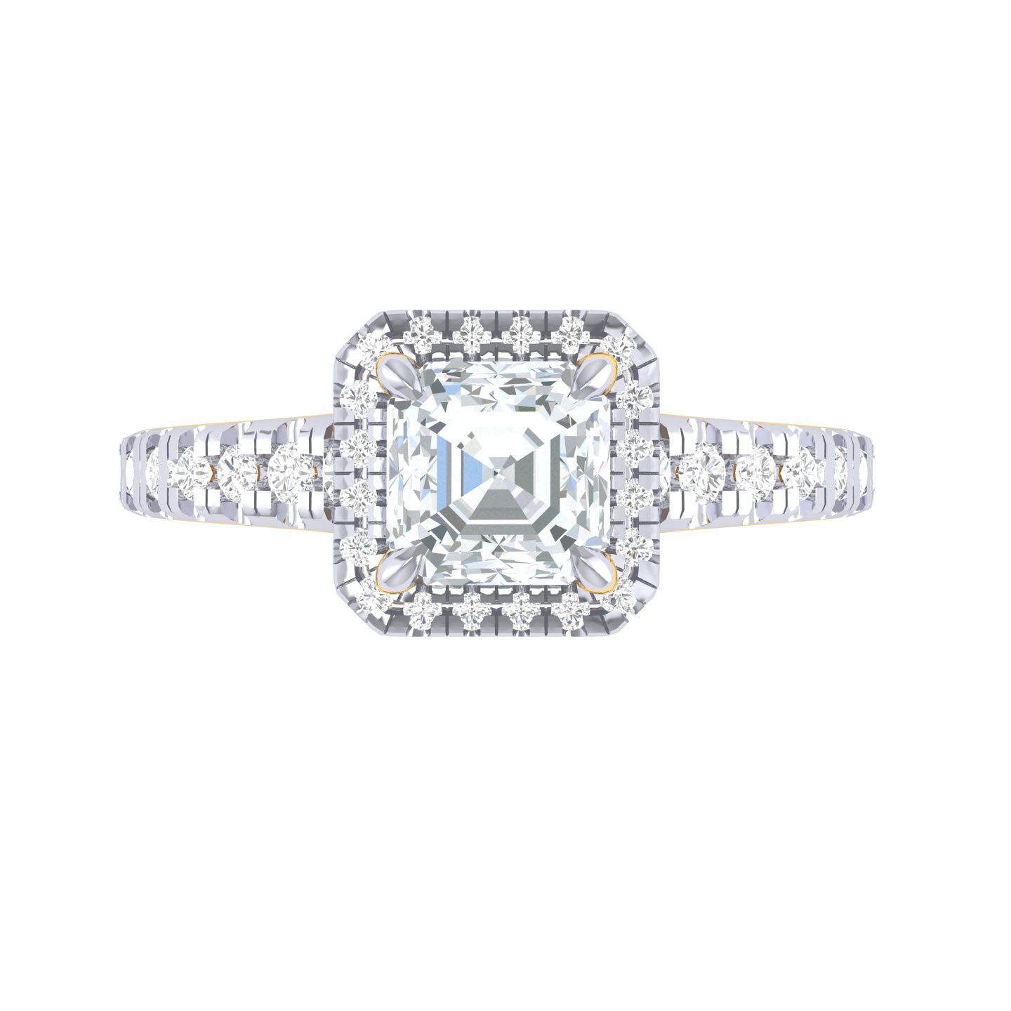 Yellow Gold Plated Sterling Silver Ring