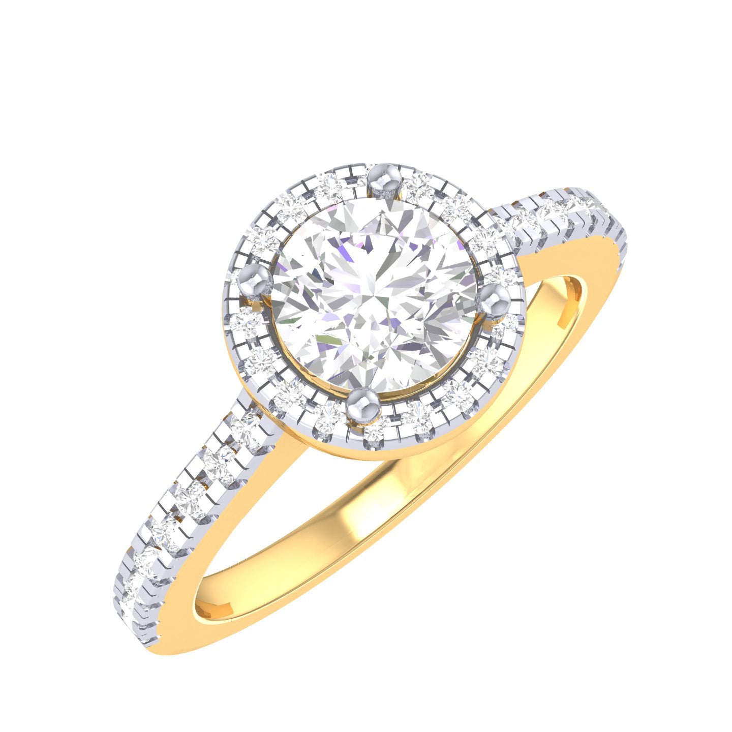 Yellow Gold Plated Sterling Silver Ring