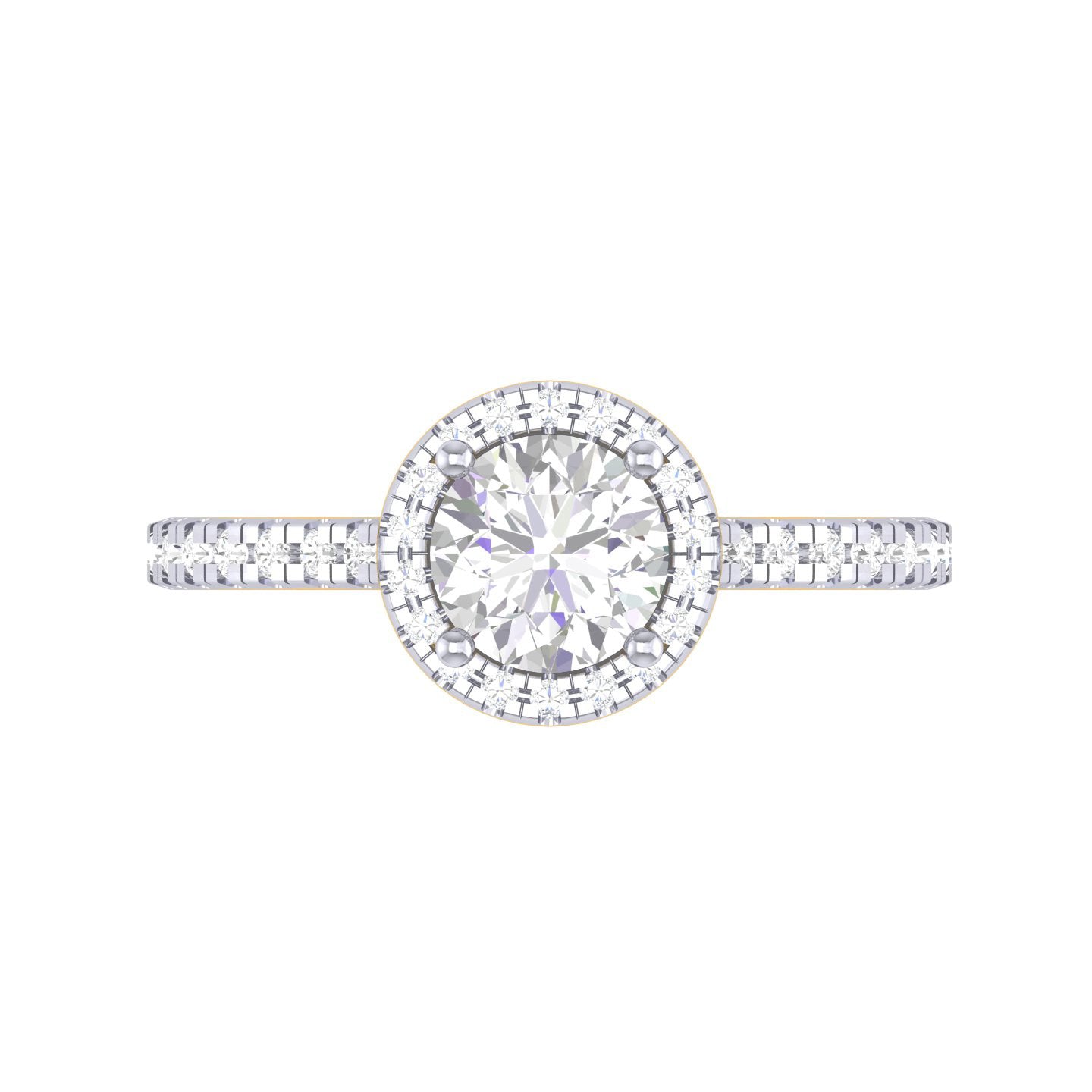 Yellow Gold Plated Sterling Silver Ring