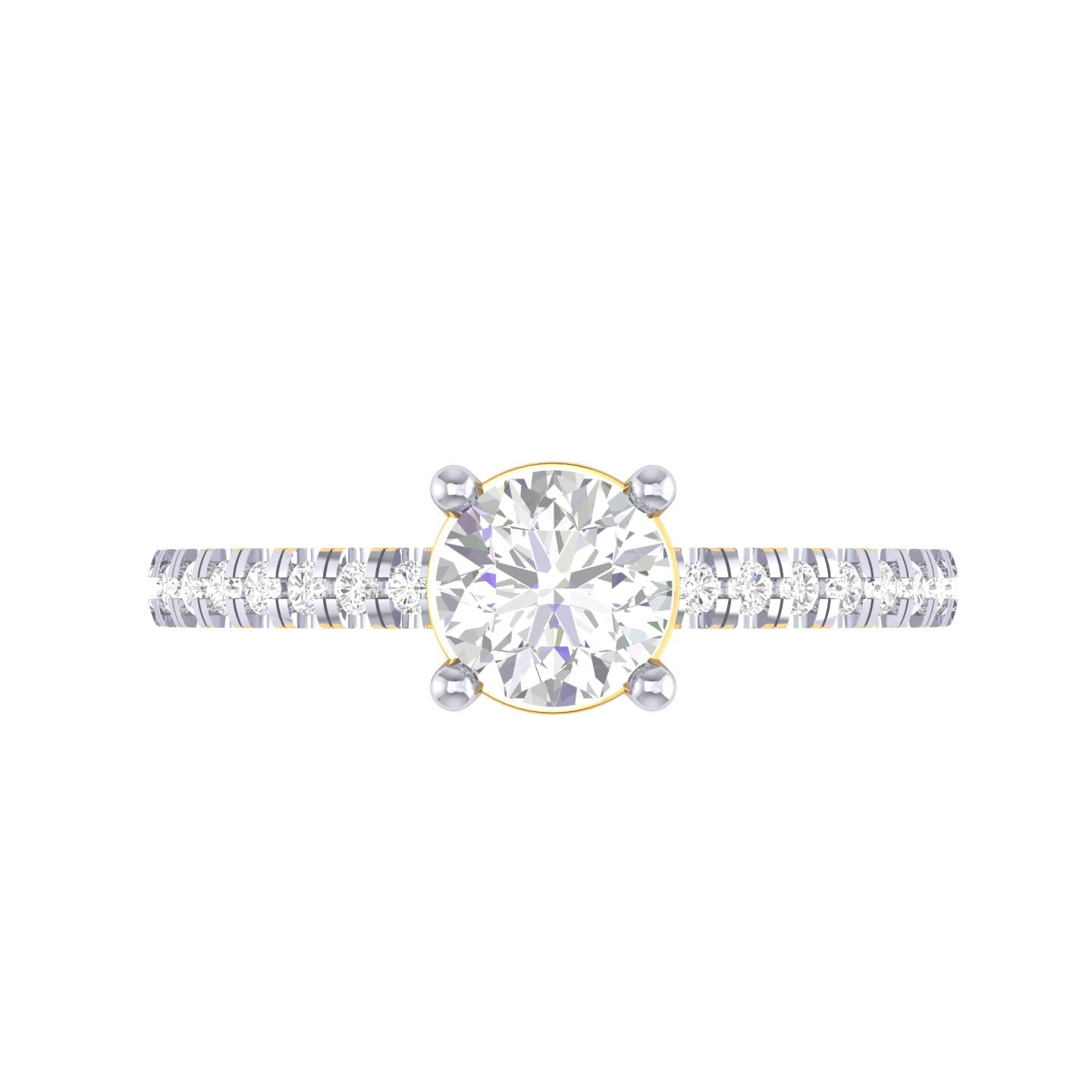 Yellow Gold Plated Sterling Silver Ring