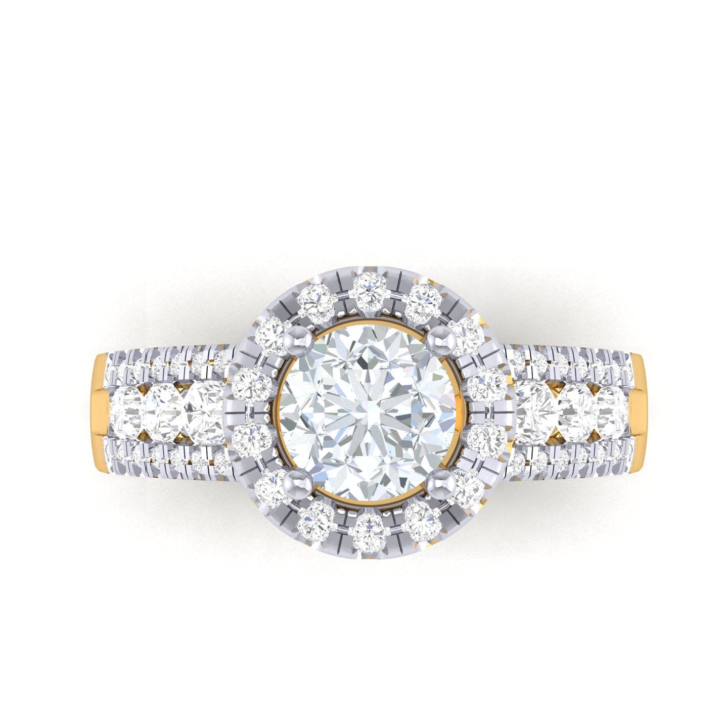 Yellow Gold Plated Sterling Silver Ring