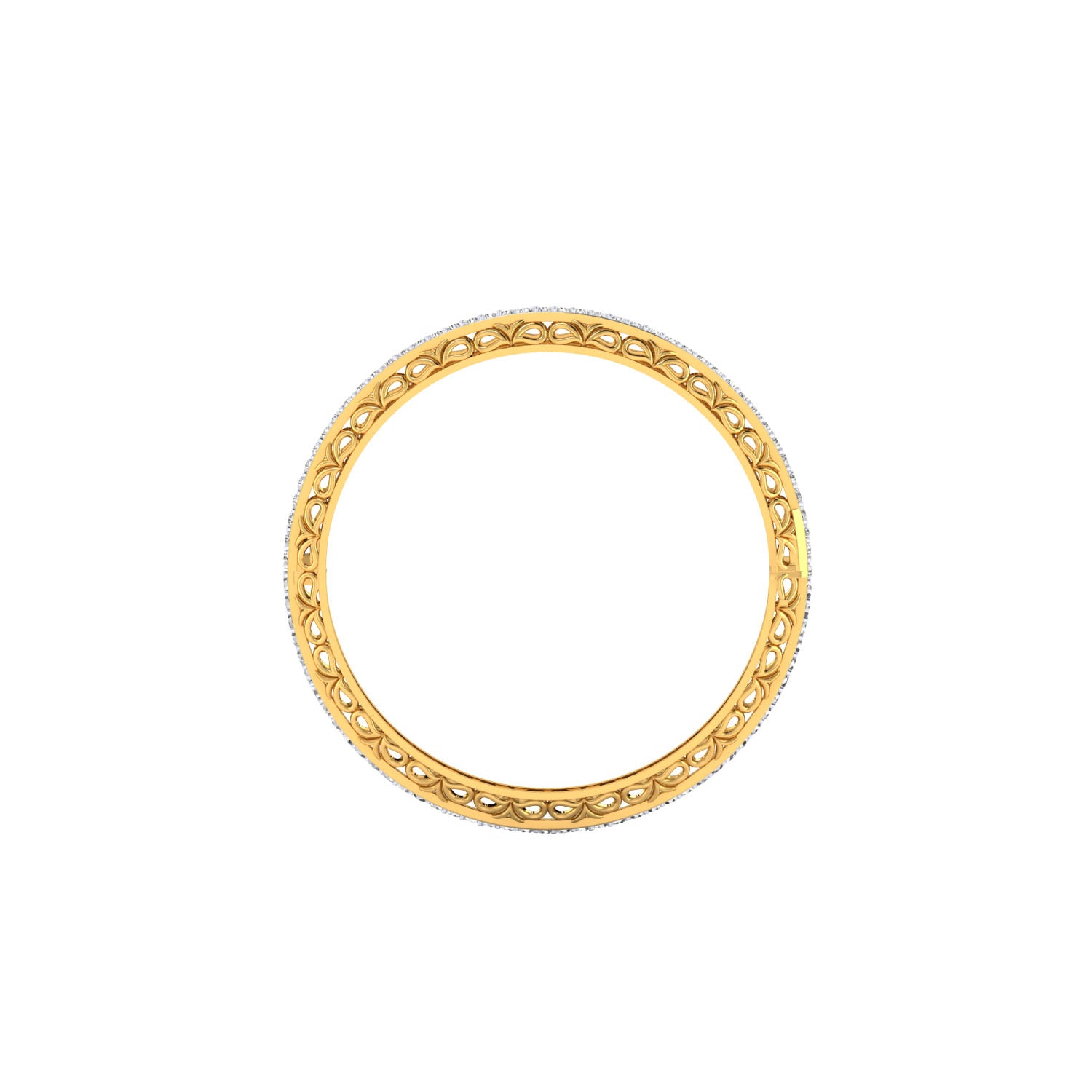 Yellow Gold Plated Sterling Silver Ring