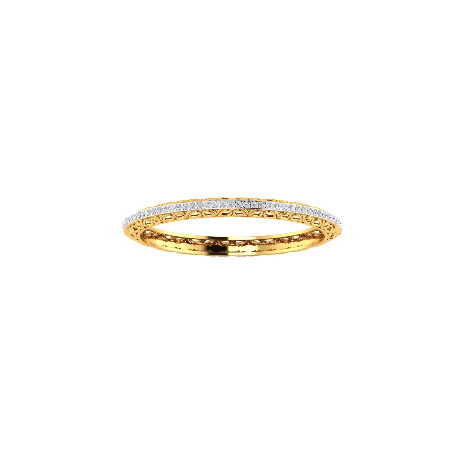 Yellow Gold Plated Sterling Silver Ring