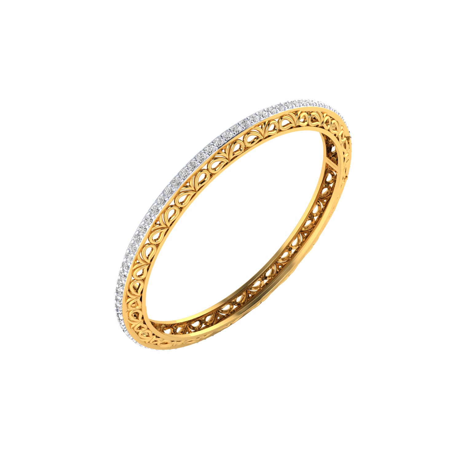 Yellow Gold Plated Sterling Silver Ring
