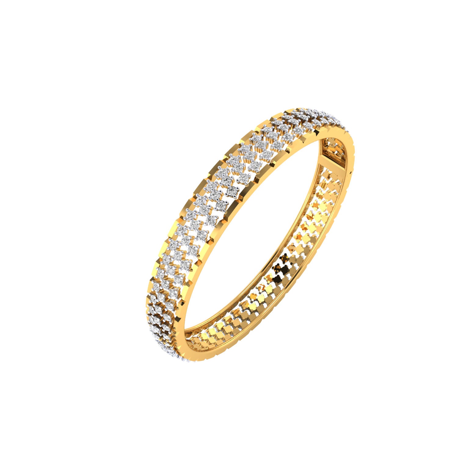Yellow Gold Plated Sterling Silver Ring