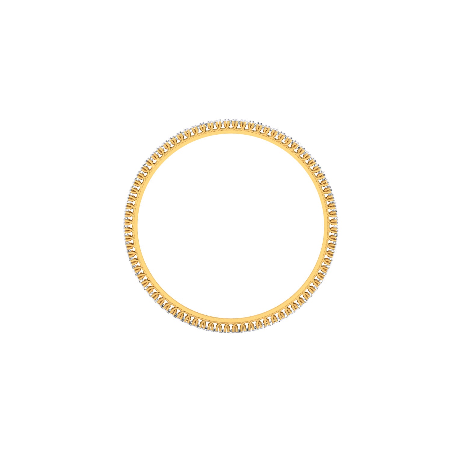 Yellow Gold Plated Sterling Silver Ring