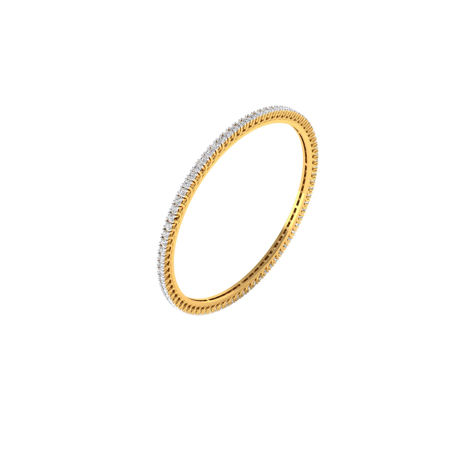 Yellow Gold Plated Sterling Silver Ring