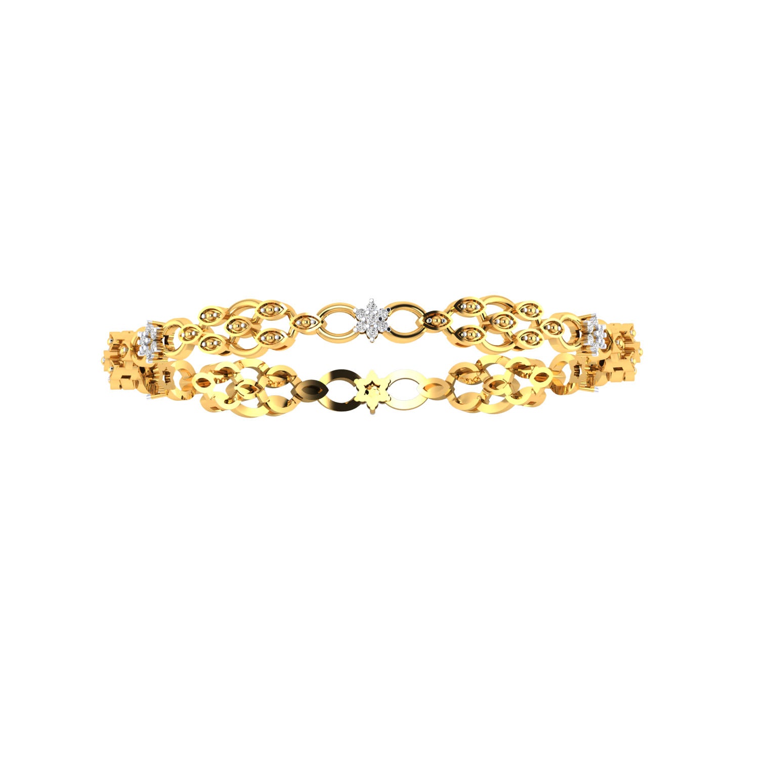 Yellow Gold Plated Sterling Silver Ring