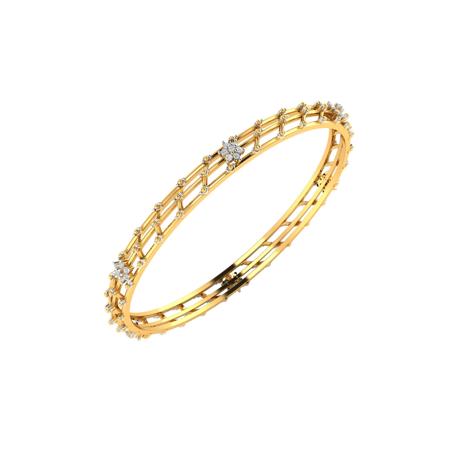 Yellow Gold Plated Sterling Silver Ring