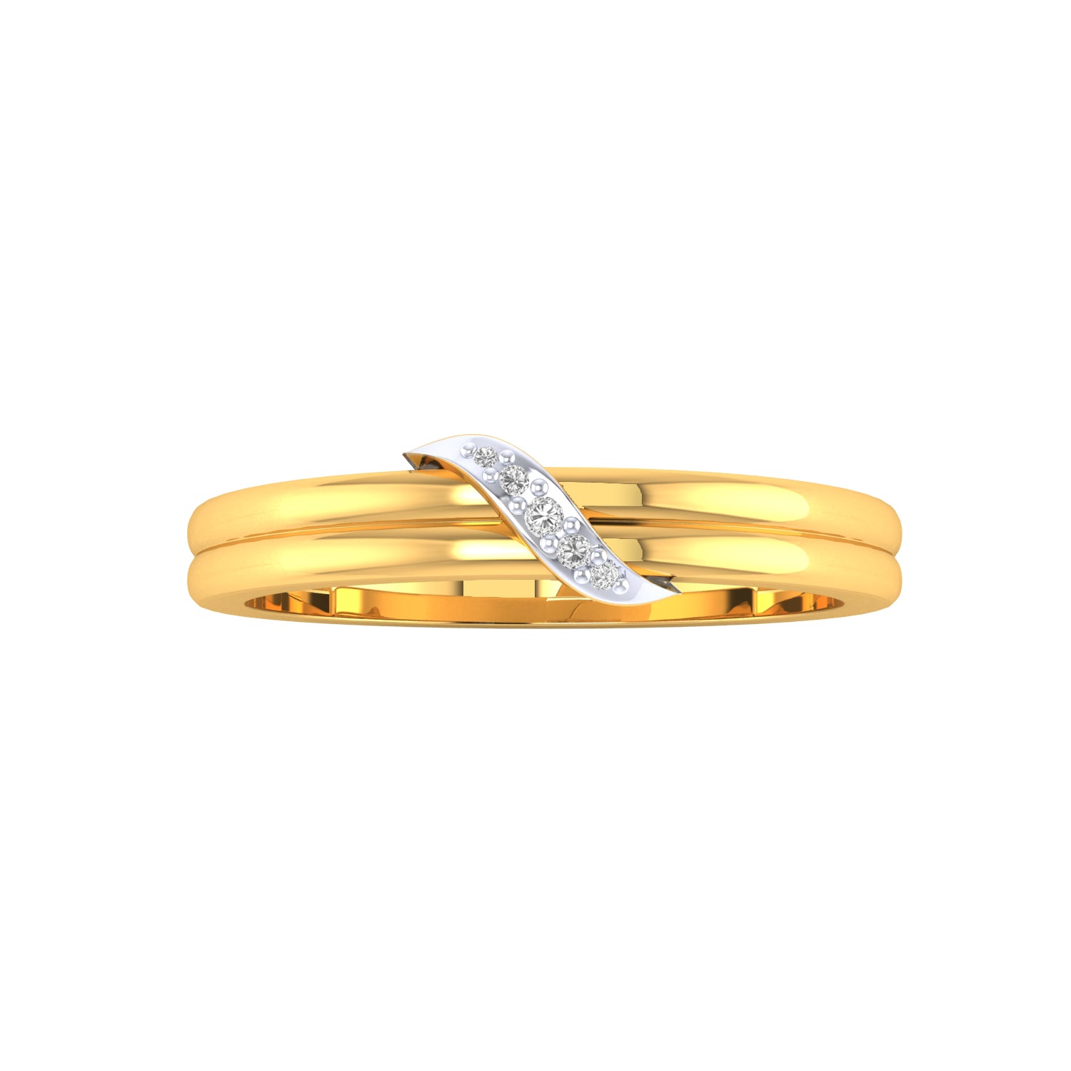 Yellow Gold Plated Sterling Silver Ring