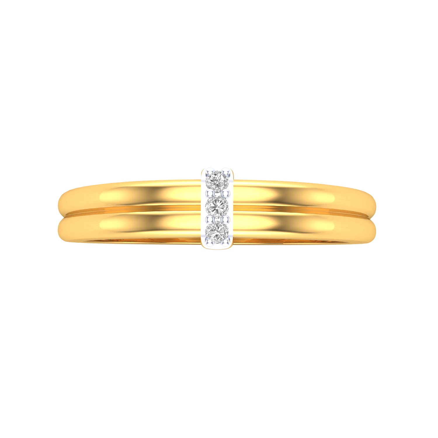 Yellow Gold Plated Sterling Silver Ring