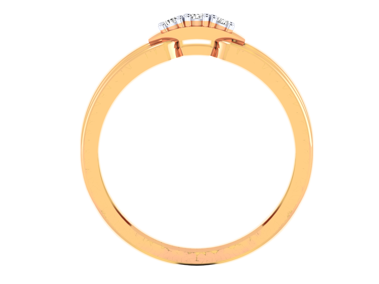 Yellow Gold Plated Sterling Silver Ring