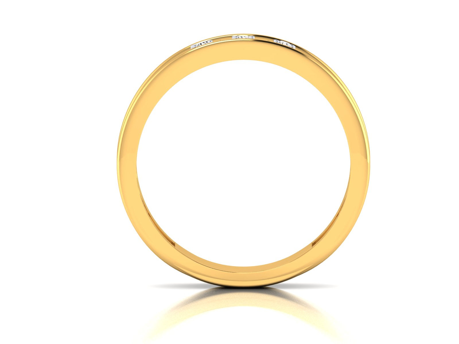 Yellow Gold Plated Sterling Silver Ring