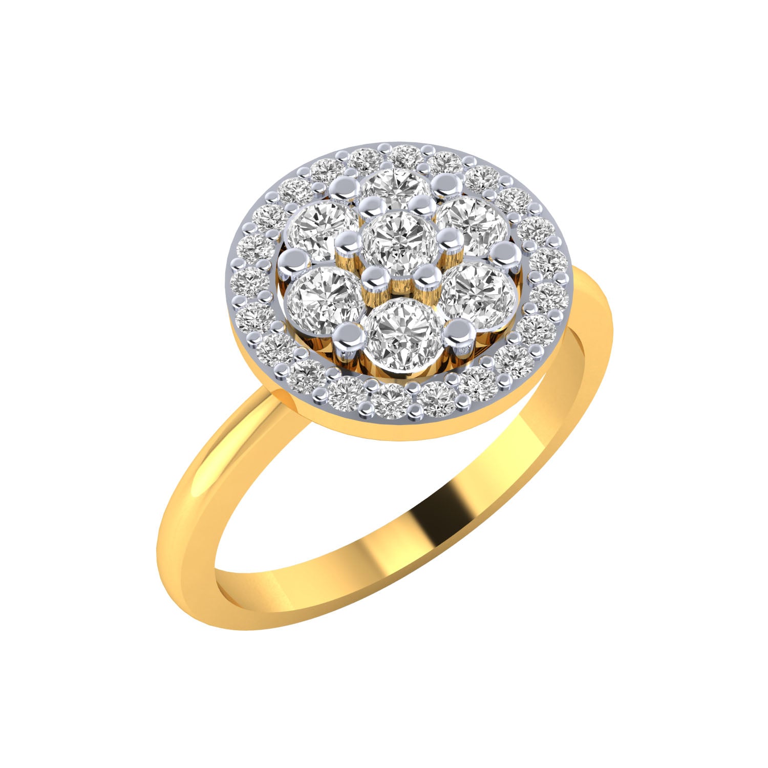 Yellow Gold Plated Sterling Silver Ring