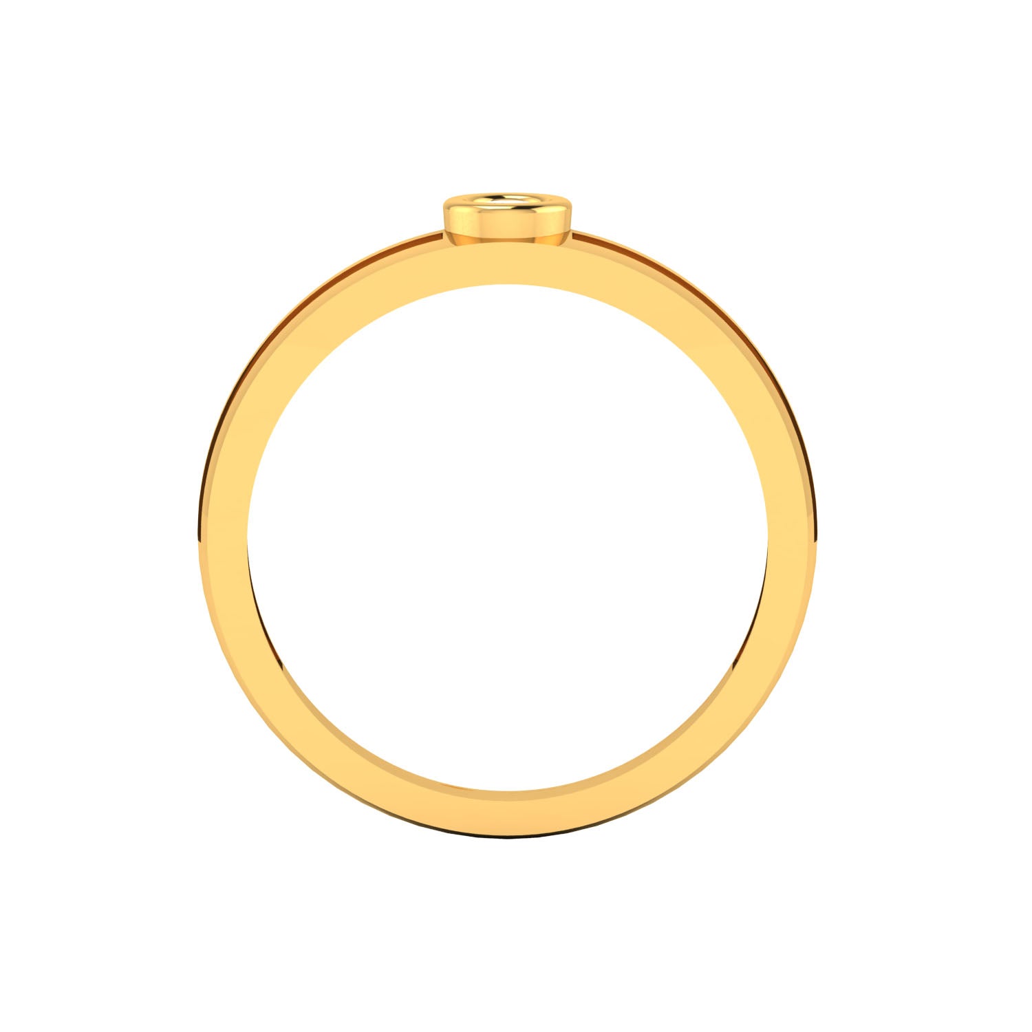 Yellow Gold Plated Sterling Silver Ring