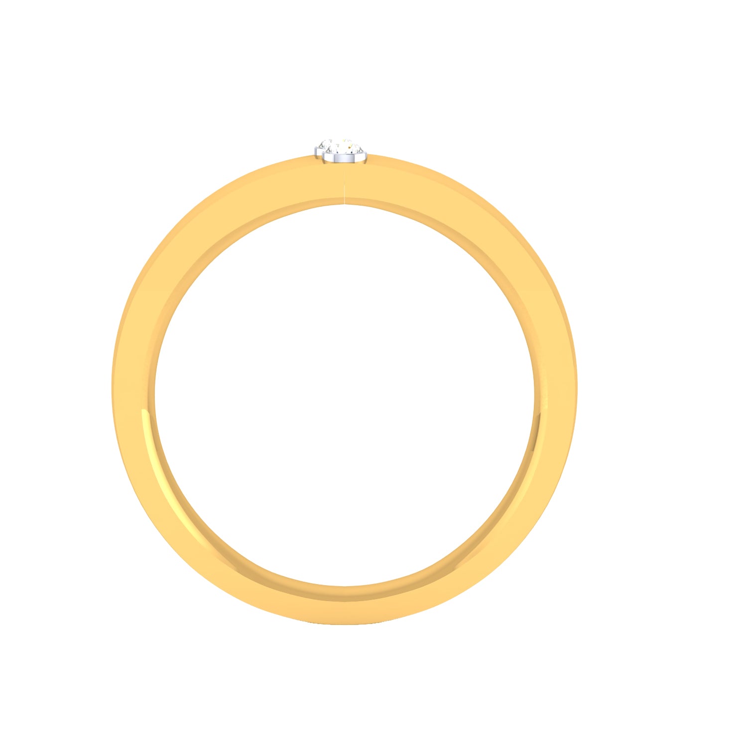 Yellow Gold Plated Sterling Silver Ring