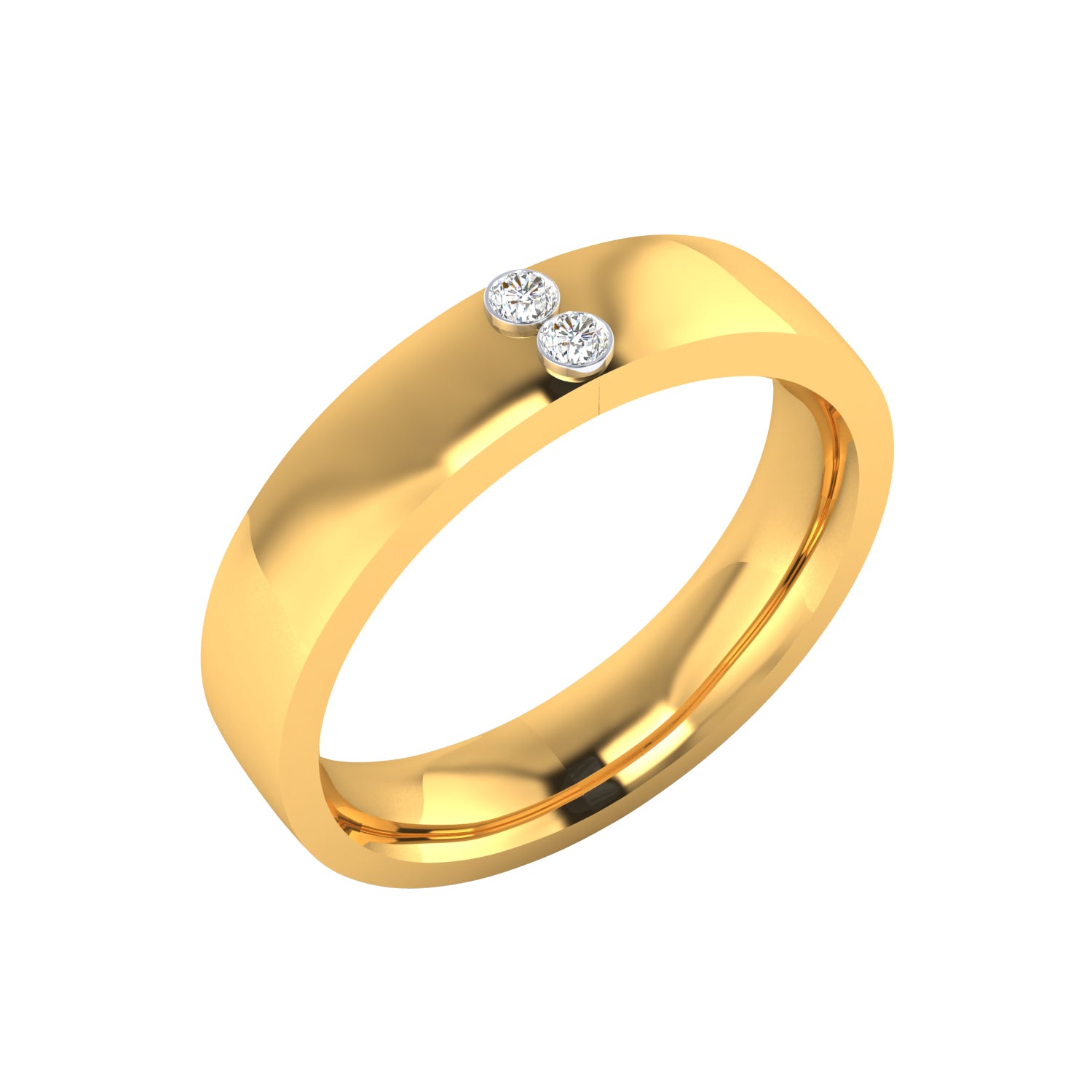 Yellow Gold Plated Sterling Silver Ring