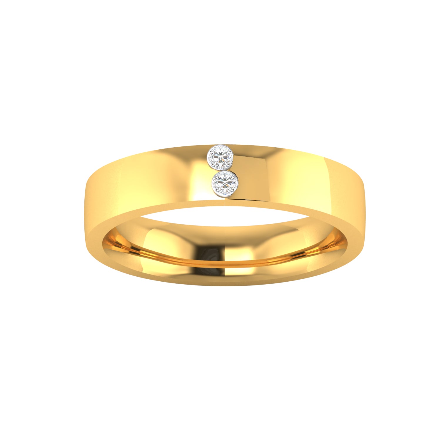 Yellow Gold Plated Sterling Silver Ring