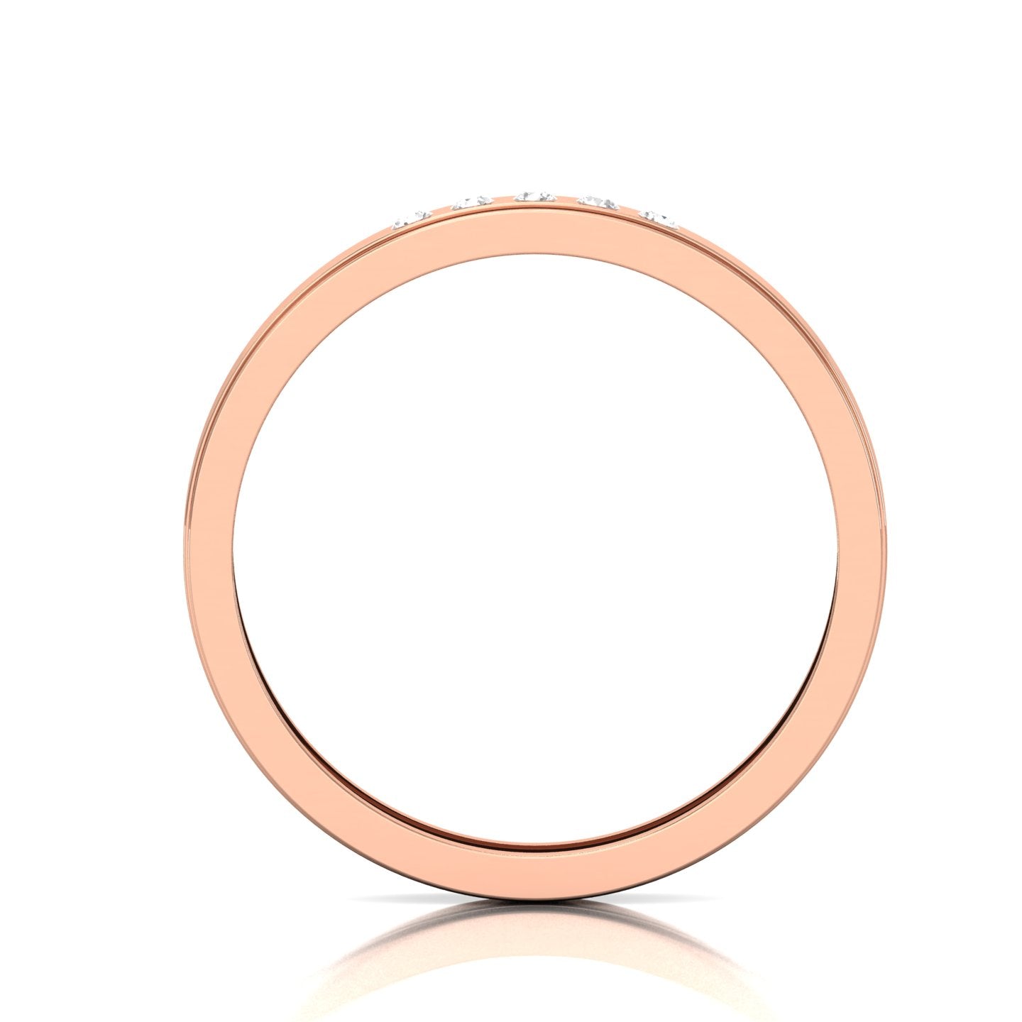 Rose Gold Plated Sterling Silver Ring
