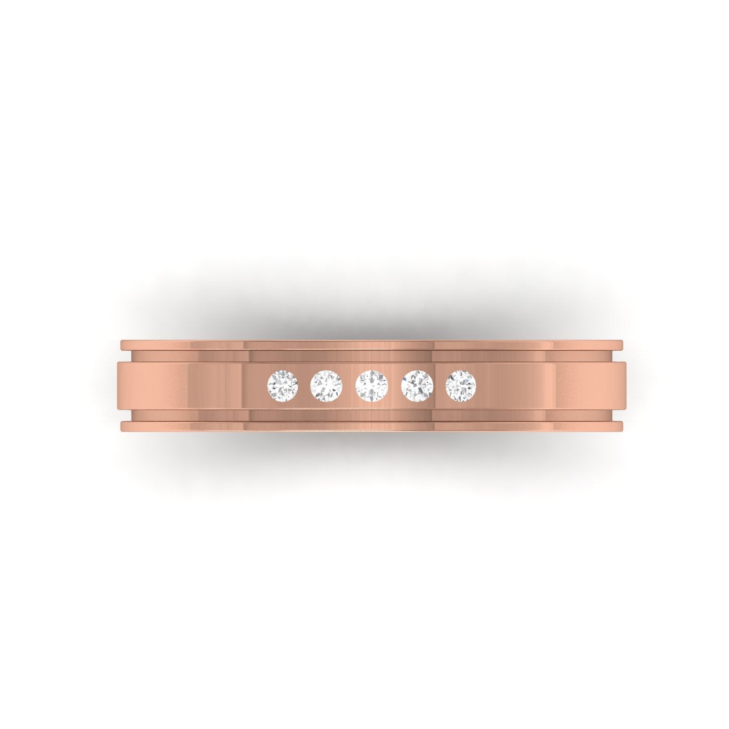Rose Gold Plated Sterling Silver Ring