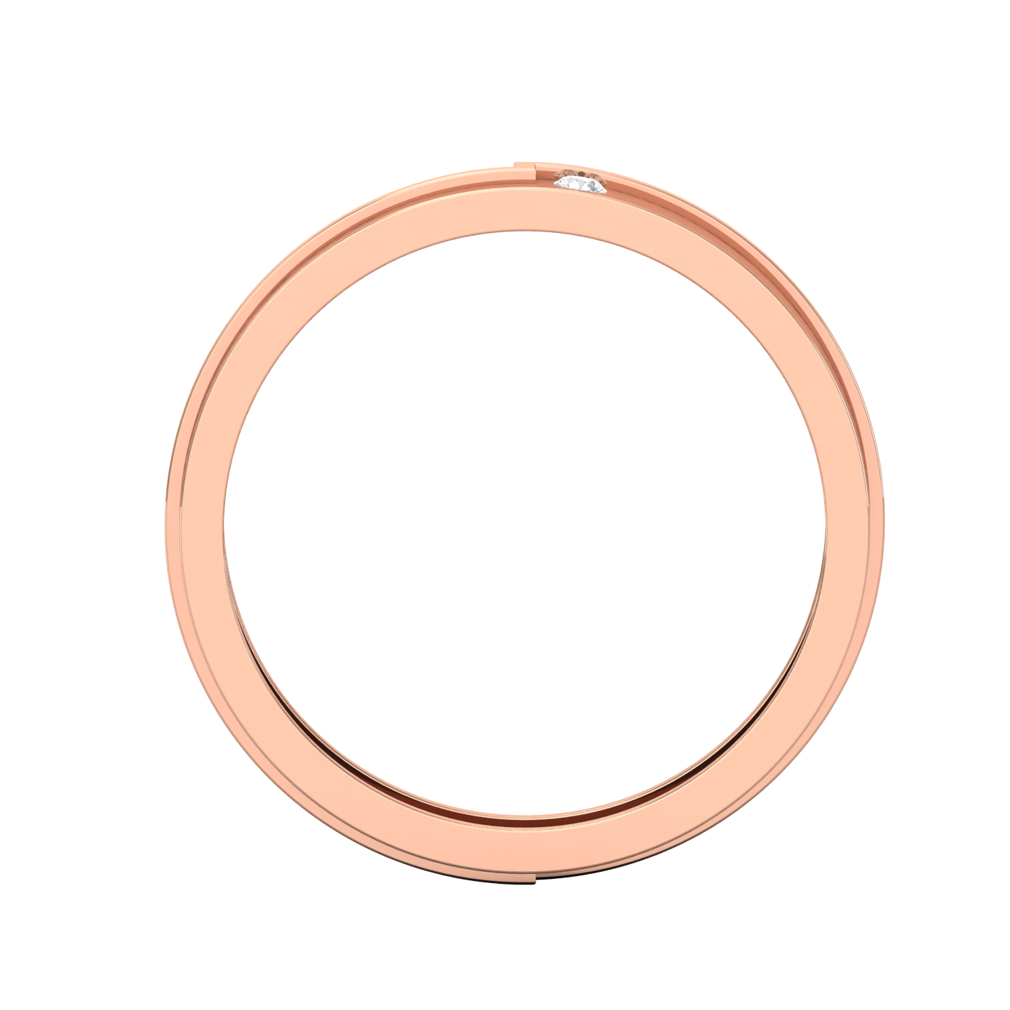 Rose Gold Plated Sterling Silver Ring