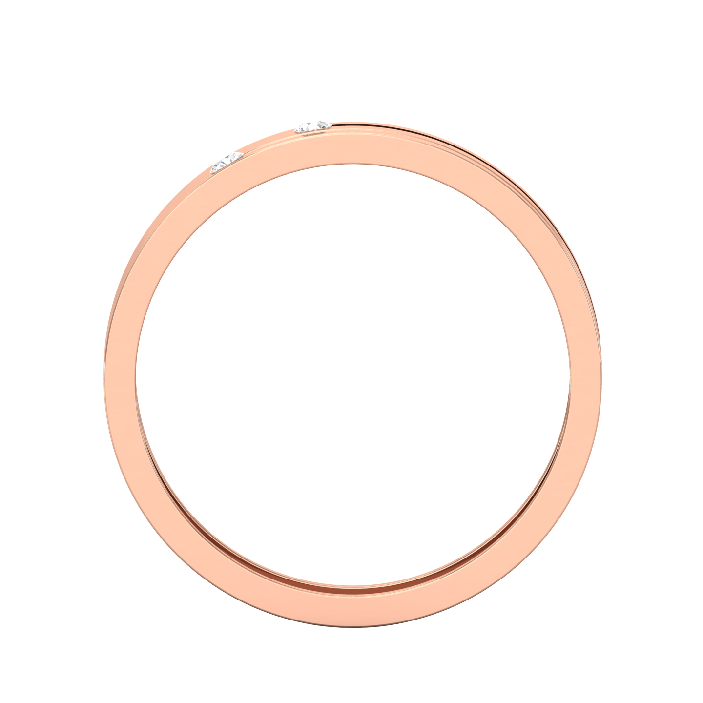Rose Gold Plated Sterling Silver Ring