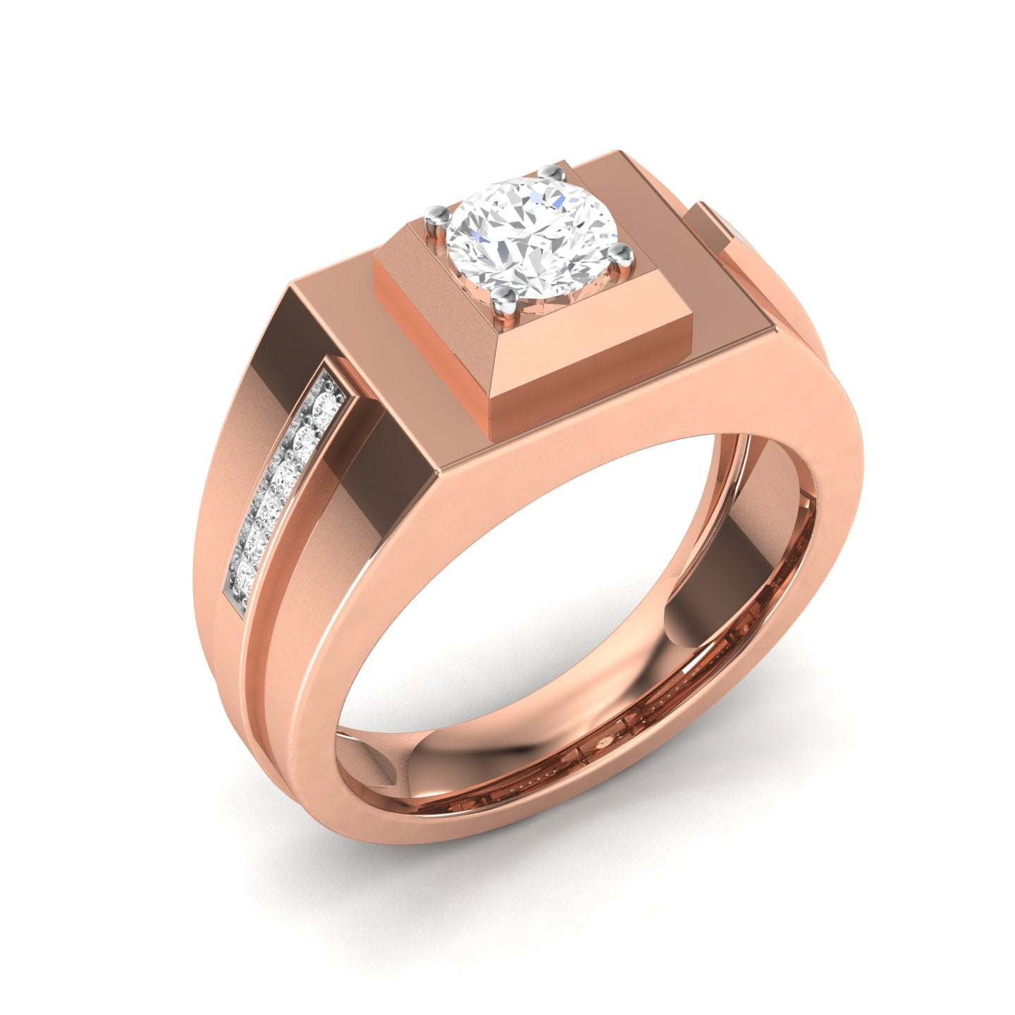 Rose Gold Plated Sterling Silver Ring