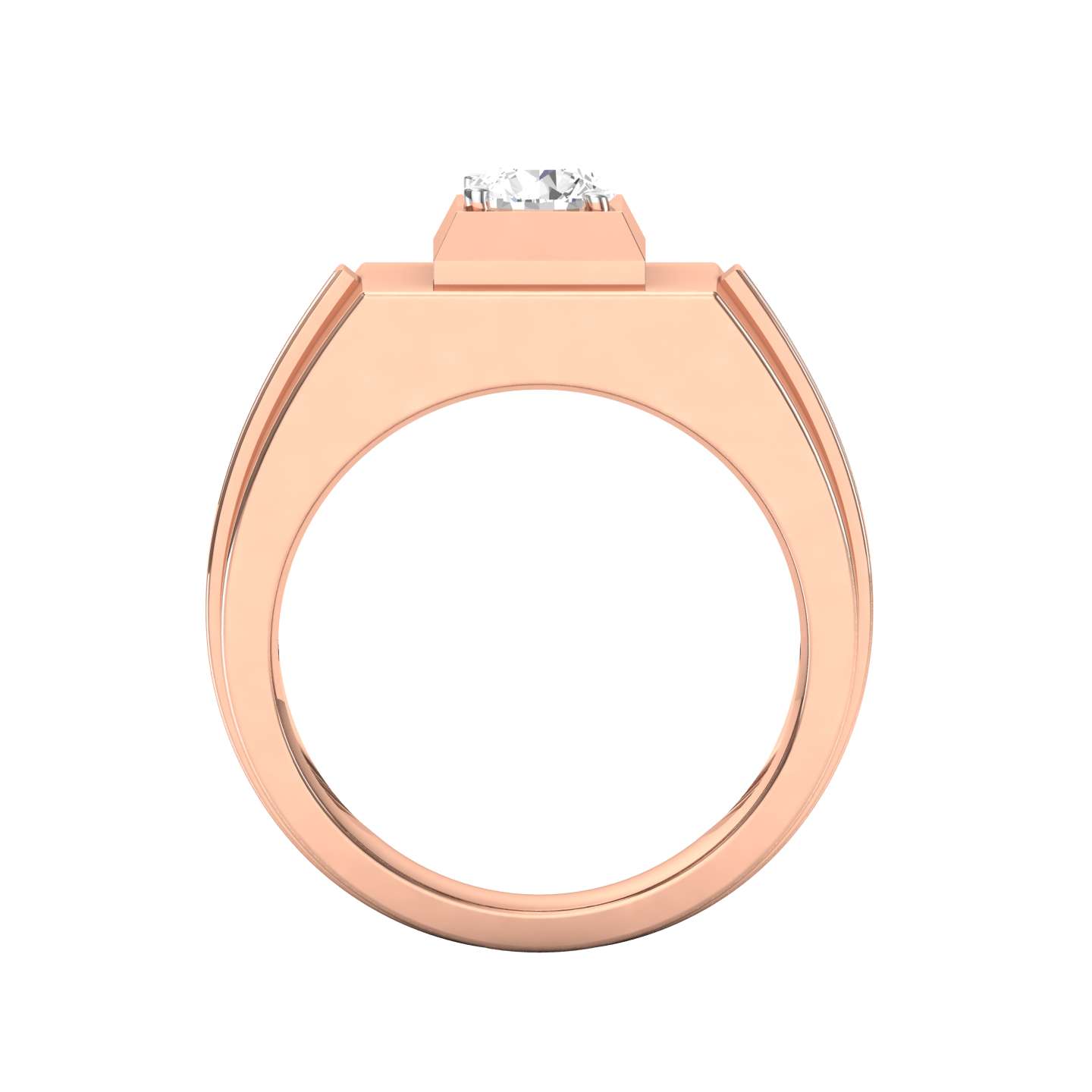 Rose Gold Plated Sterling Silver Ring