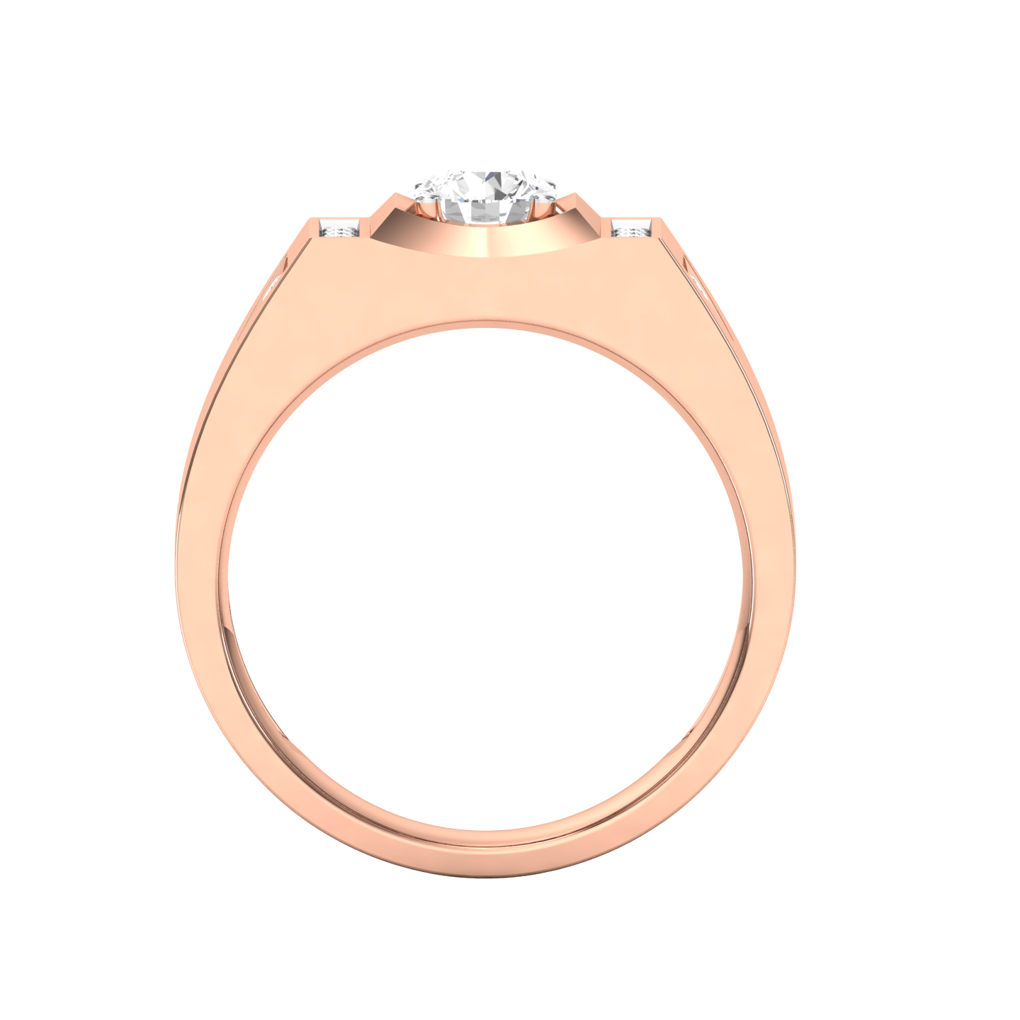 Rose Gold Plated Sterling Silver Ring